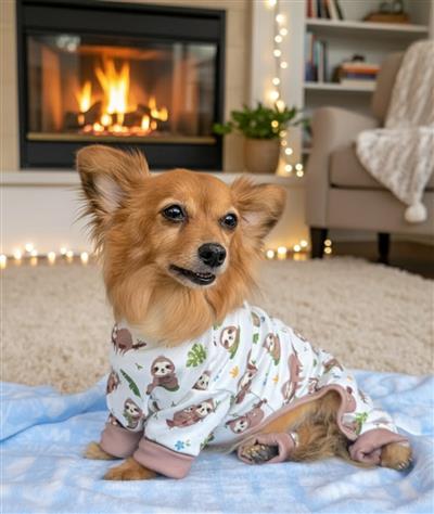Soft Dog Pajamas - Sloths