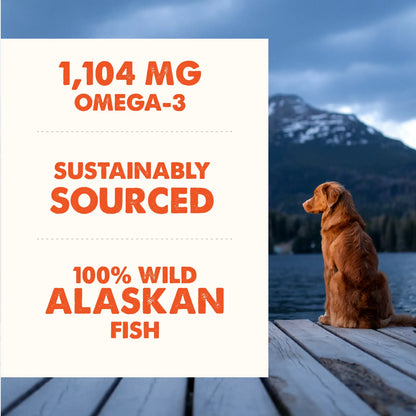 Grizzly Dog Cat Salmon Oil Plus 32oz