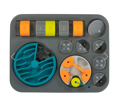 Messy Mutts Dog Interactive Puzzle Feeder Rectangular Large