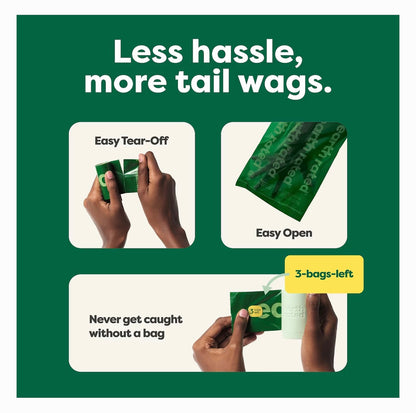 Earth Rated Poop Bag Dog Lavendar 8 Roll Box