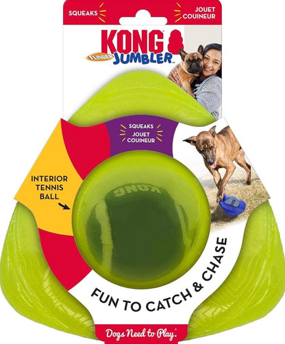 KONG Jumbler Flinger Dog Toy Assorted 1ea/MD/LG