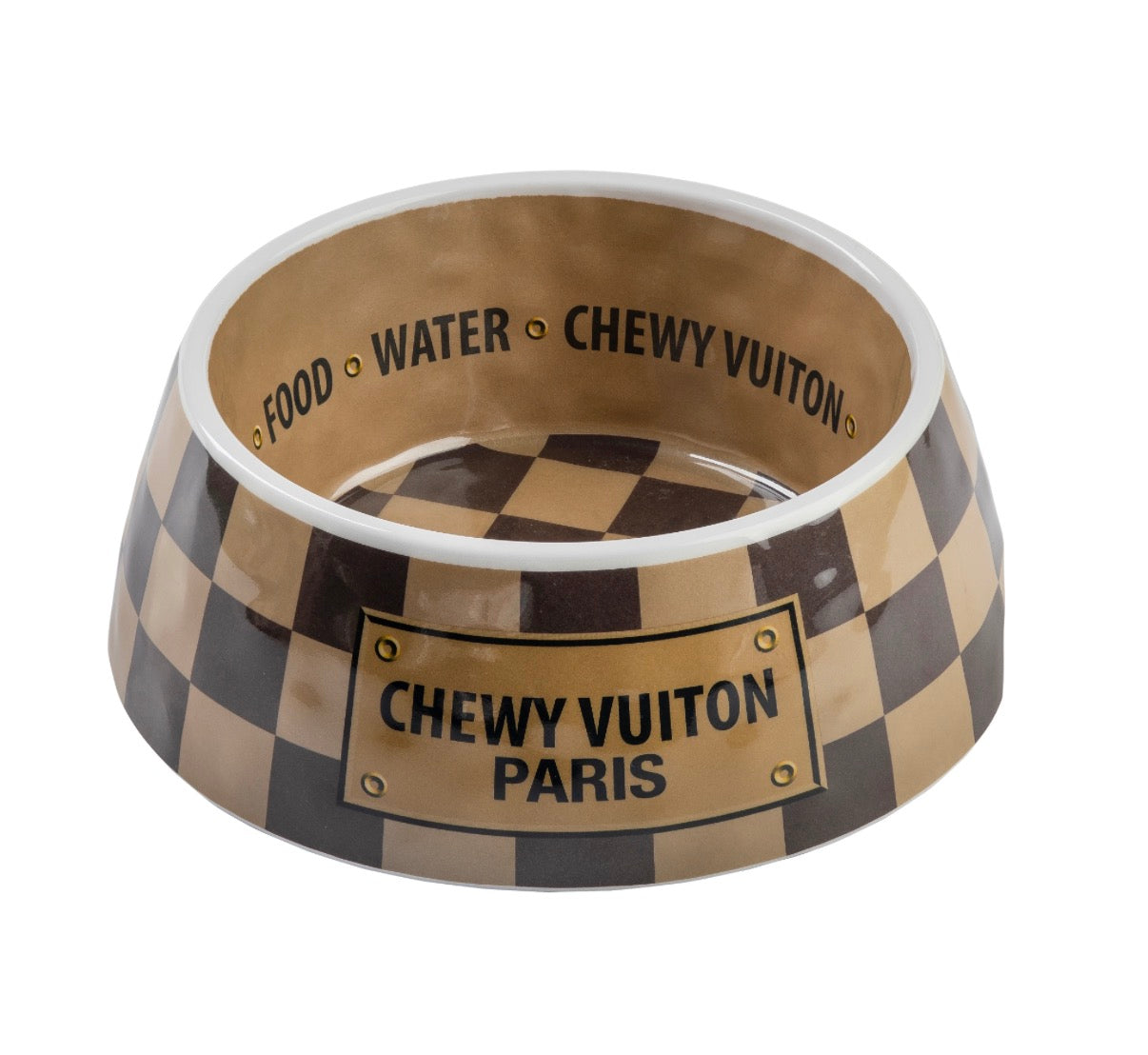 Chewy Vuiton Bowl - Set of 2