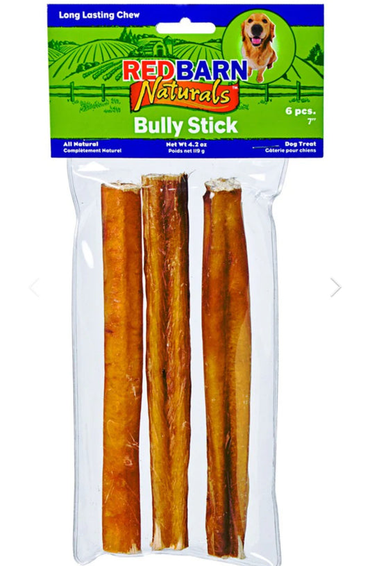 Redbarn Pet Products Bully Stick Dog Treat 1ea/7 in, 3 pk