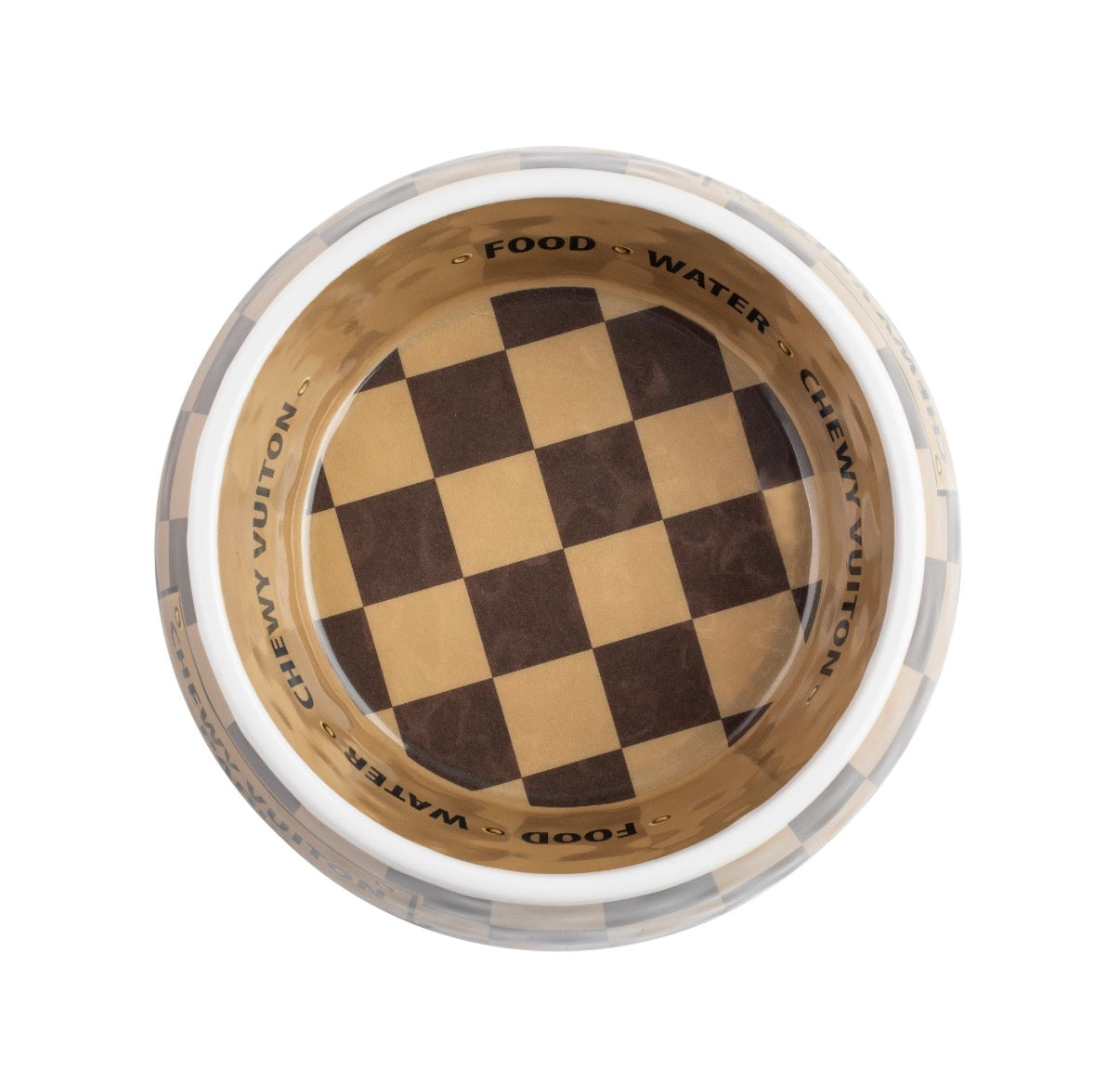 Chewy Vuiton Bowl - Set of 2