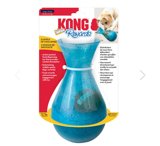 KONG Rewards Tipsy Treat Dispenser Dog Toy 1ea/LG