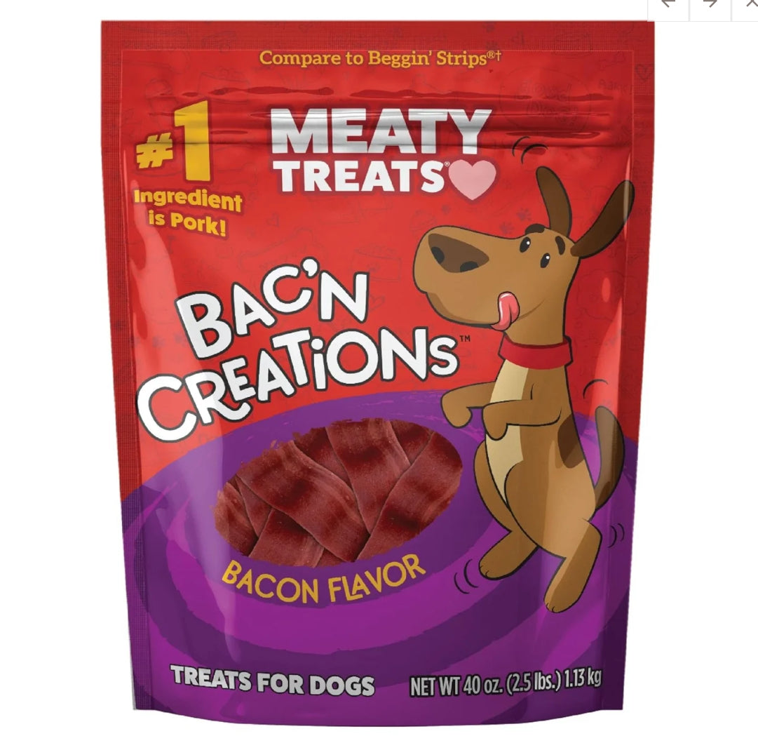 Meaty Treats Bac'N Creations Bacon 40oz.