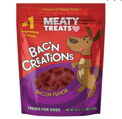 Meaty Treats Bac'N Creations Bacon 40oz.