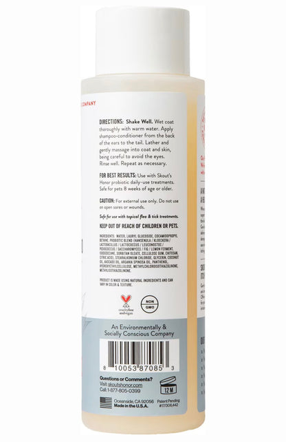 Skout's Honor Dog Probiotic Itch Relief Shampoo 16oz