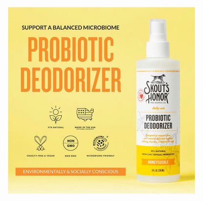 Skouts Honor Dog Deodorizer Honeysuckle 8oz