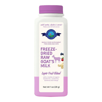 Shepherd Boy Farms Dog & Cat Freeze-Dried Raw Goat Milk Super Fruit