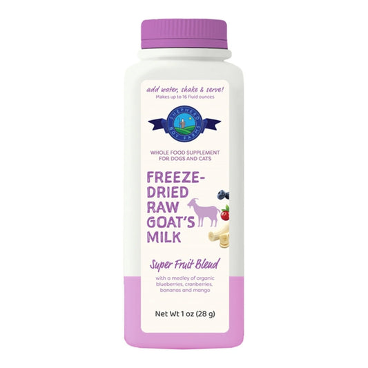 Shepherd Boy Farms Dog & Cat Freeze-Dried Raw Goat Milk Super Fruit