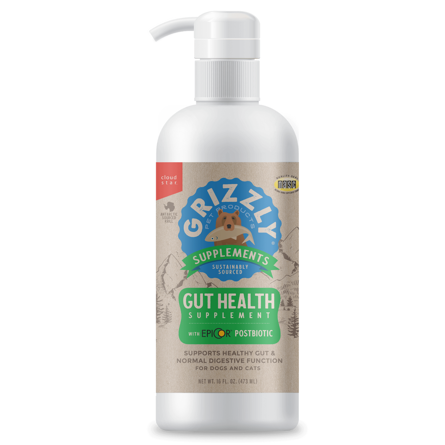 Grizzly Dog Gut Health Liquid 32oz